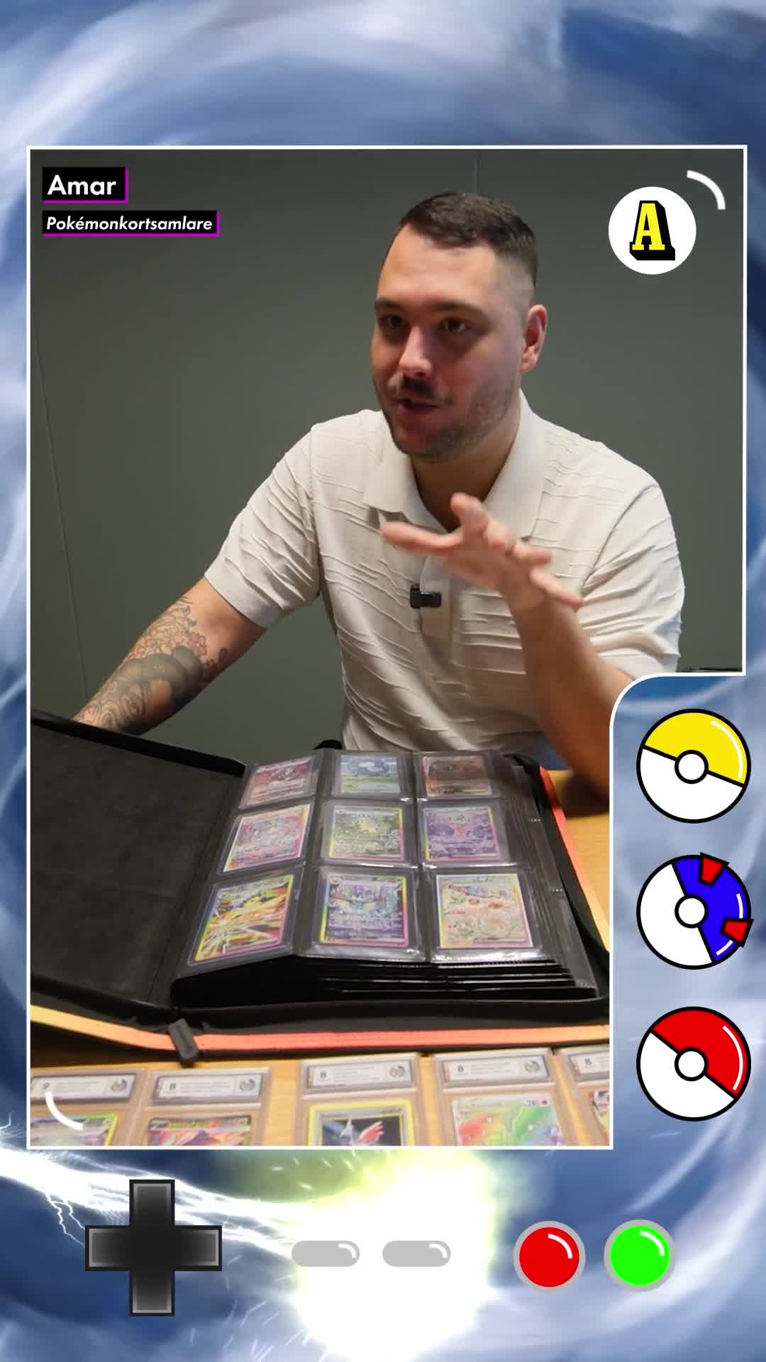 Amar går back – på Pokémonkort