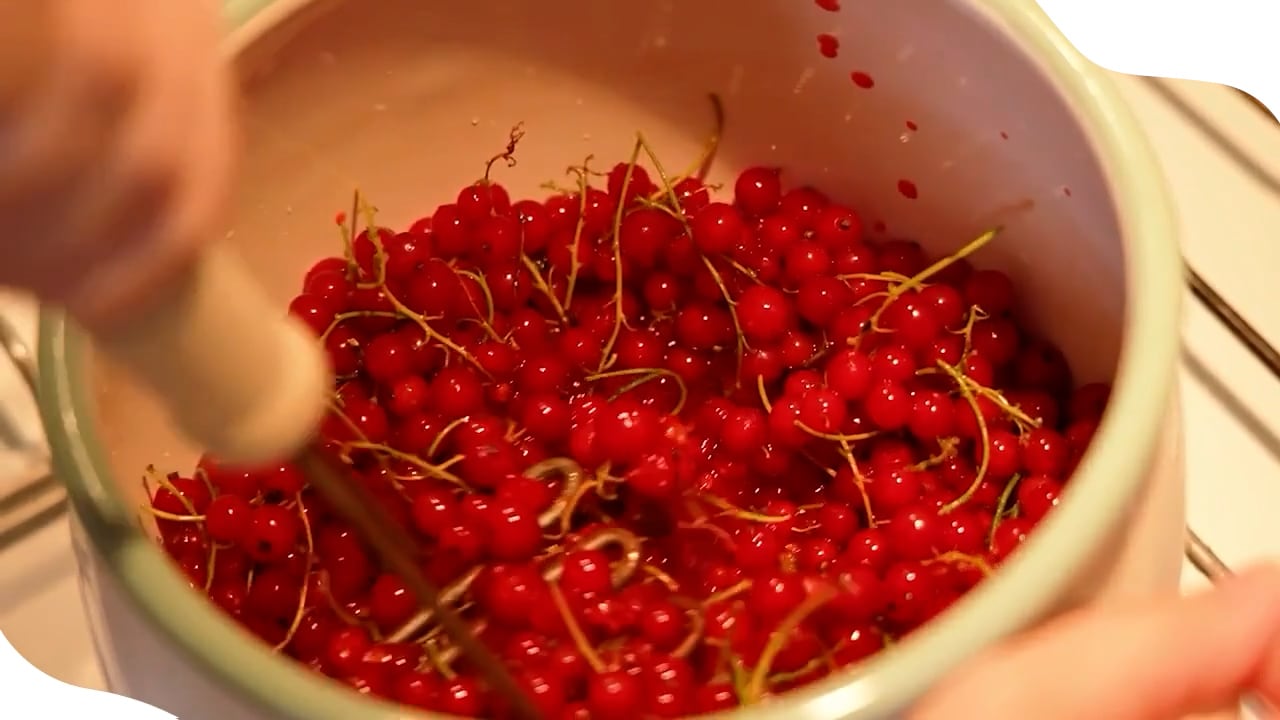 Klaras fantastiska gelé på röda vinbär