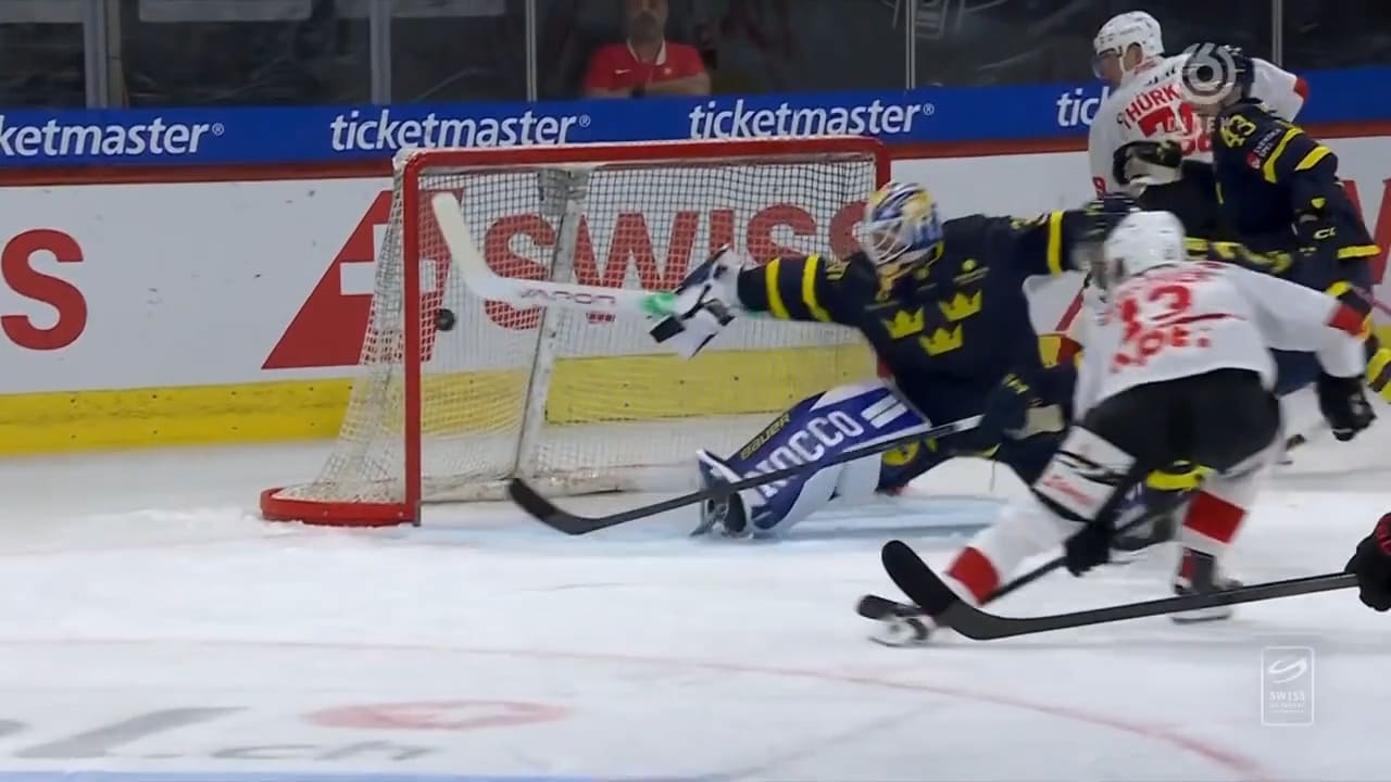 Tre Kronor vinner mot Schweiz – se målen här