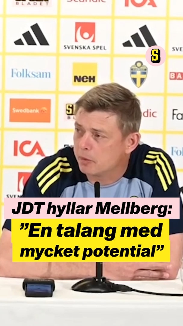 Mellberg imponerade och kallades upp i A-landslaget