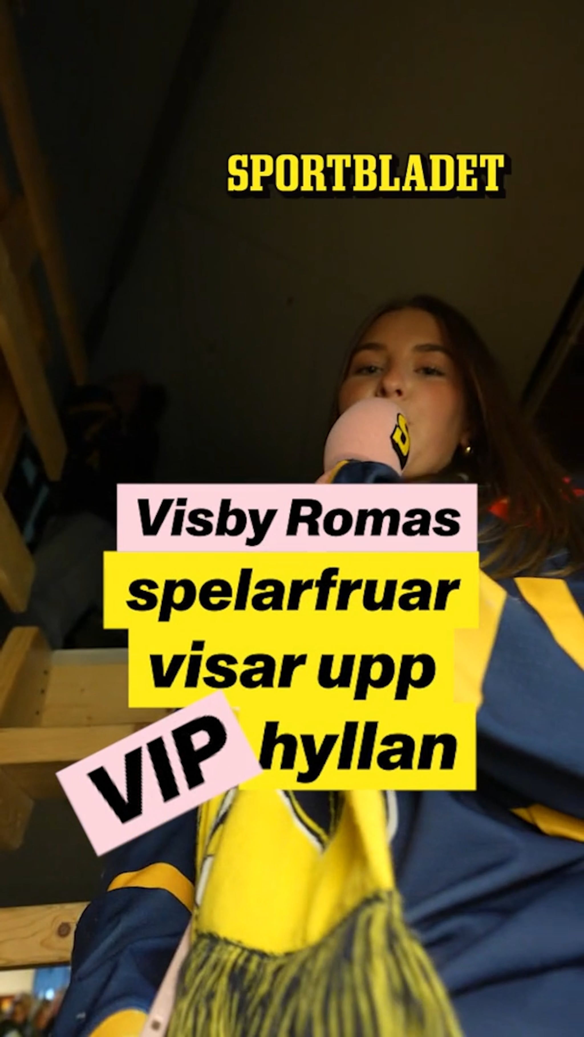 Röj med spelarfruarna i Visby Roma