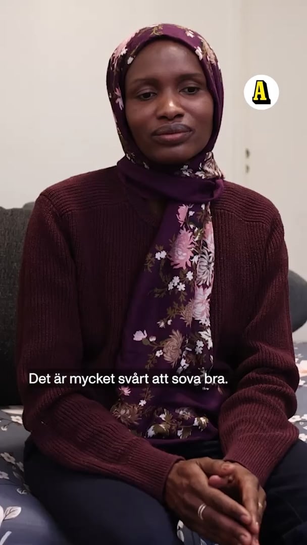 Svensksudanesiska Rawda: Svårt att sova
