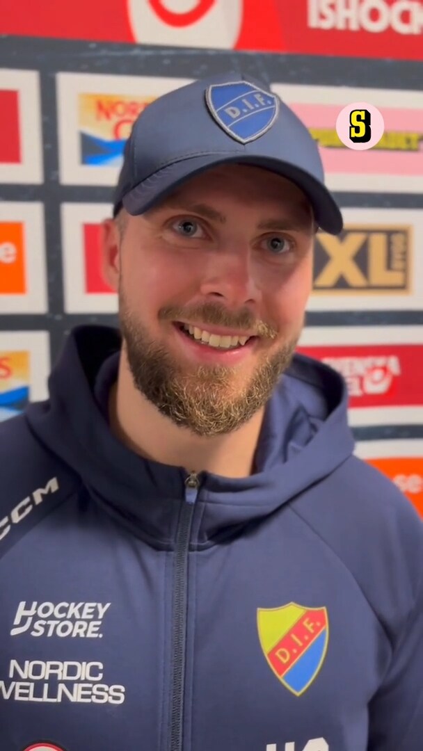 Djurgårdens Albin Grewe efter vinsten mot Linköping - Aftonbladet TV