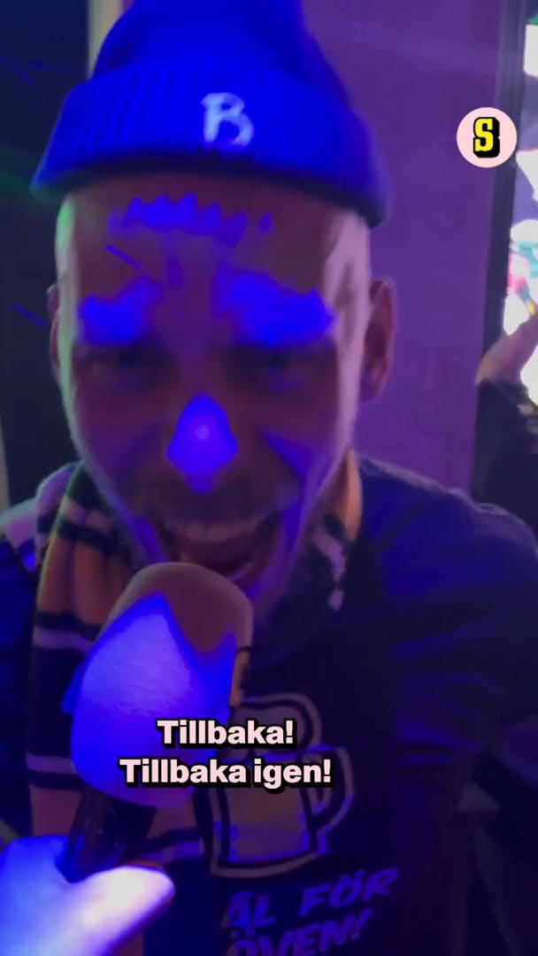 Galen fest i Umeå – fansens vilda firande