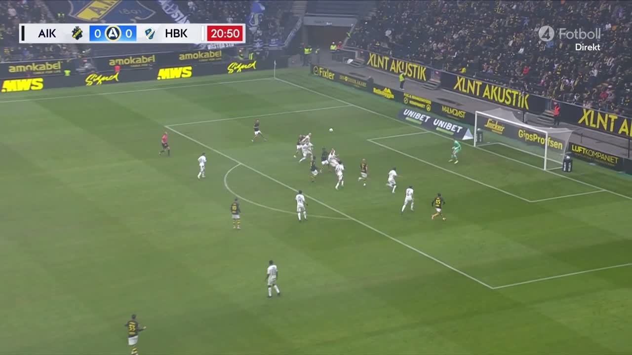 Premiärseger för AIK mot Halmstad – se målen