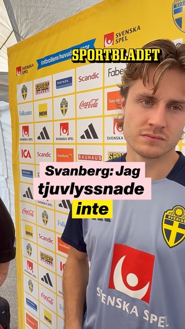 Svanberg om bisarra scenen: ”Tjuvlyssnade inte”