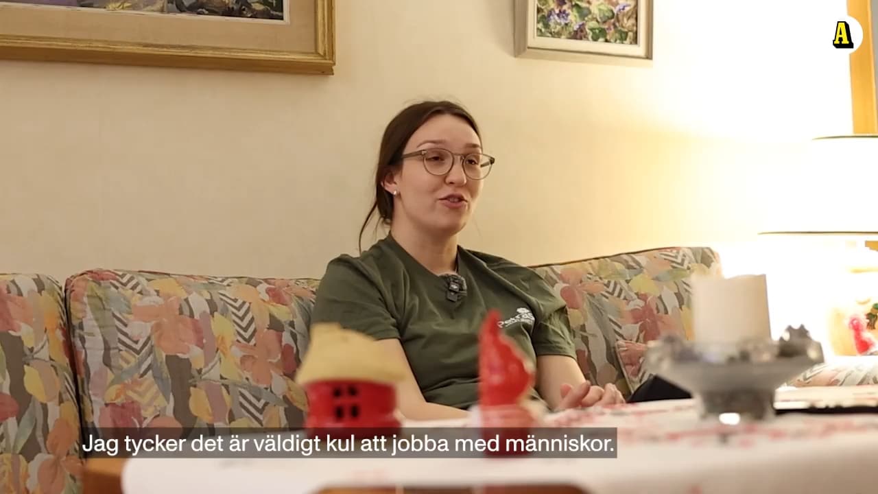 Hemtjänsten: ”Jag blir glad”