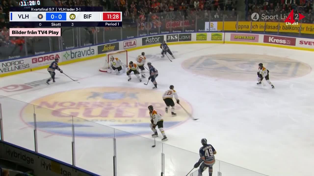 Färdigspelat för Brynäs – Växjö till semi