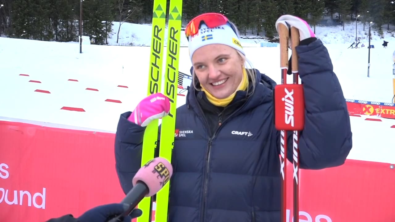 Linn Svahns Ord Till Frida Karlsson Efter Skiathlonen - Aftonbladet TV