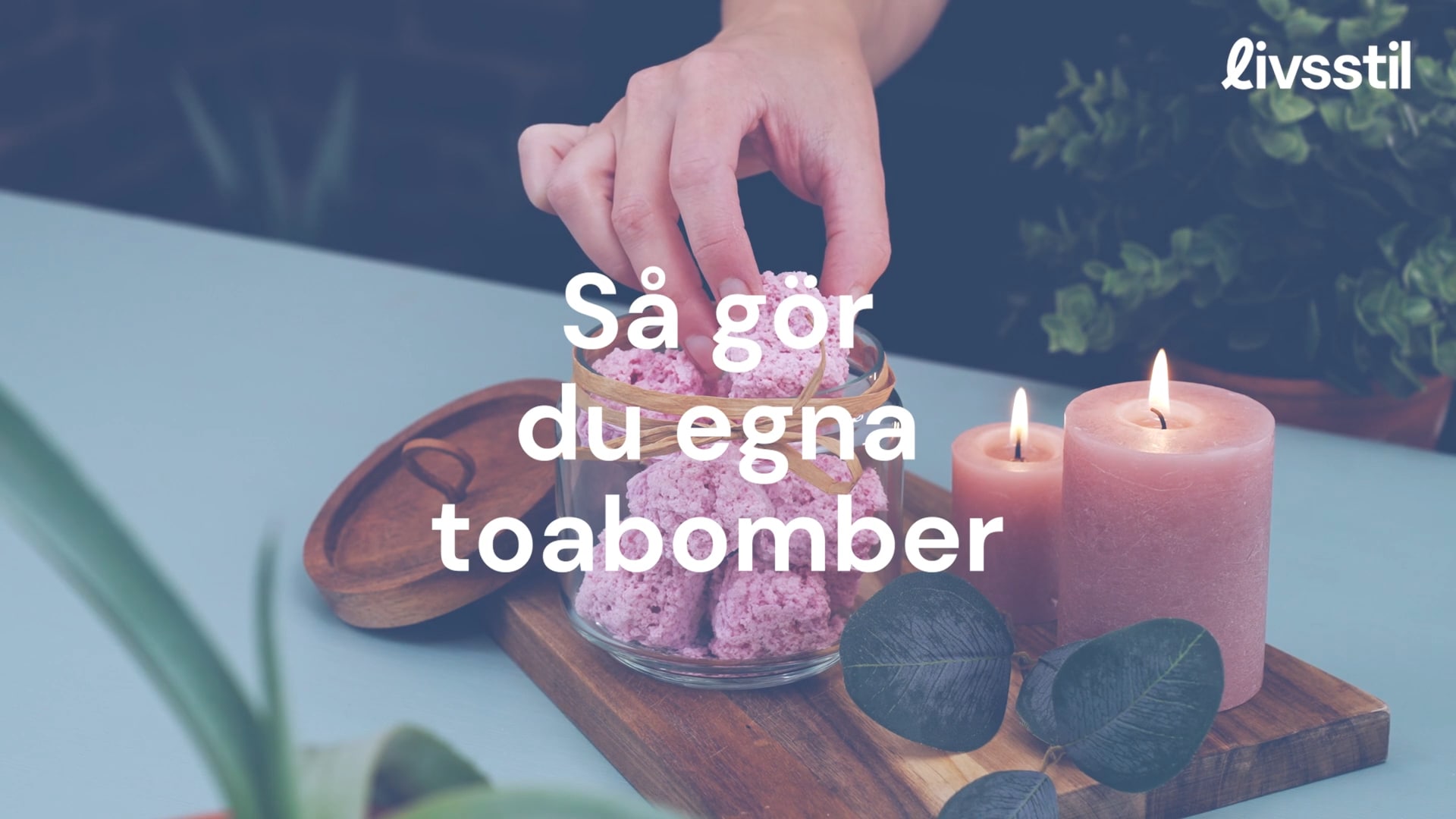 Så gör du egna toabomber som städar toaletten