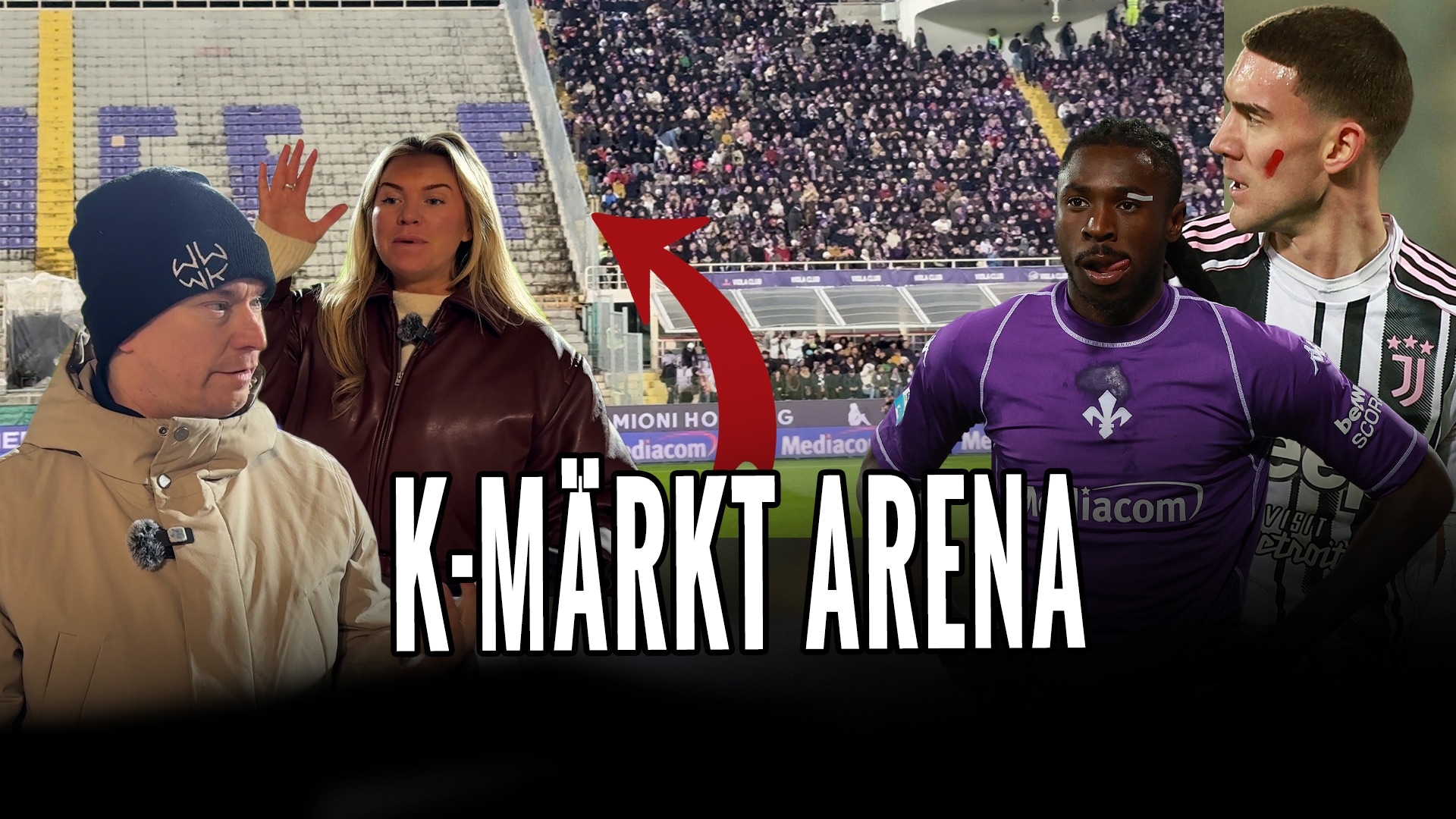 Går på match på klassisk Serie A-arena: ”Ser ut som skit”