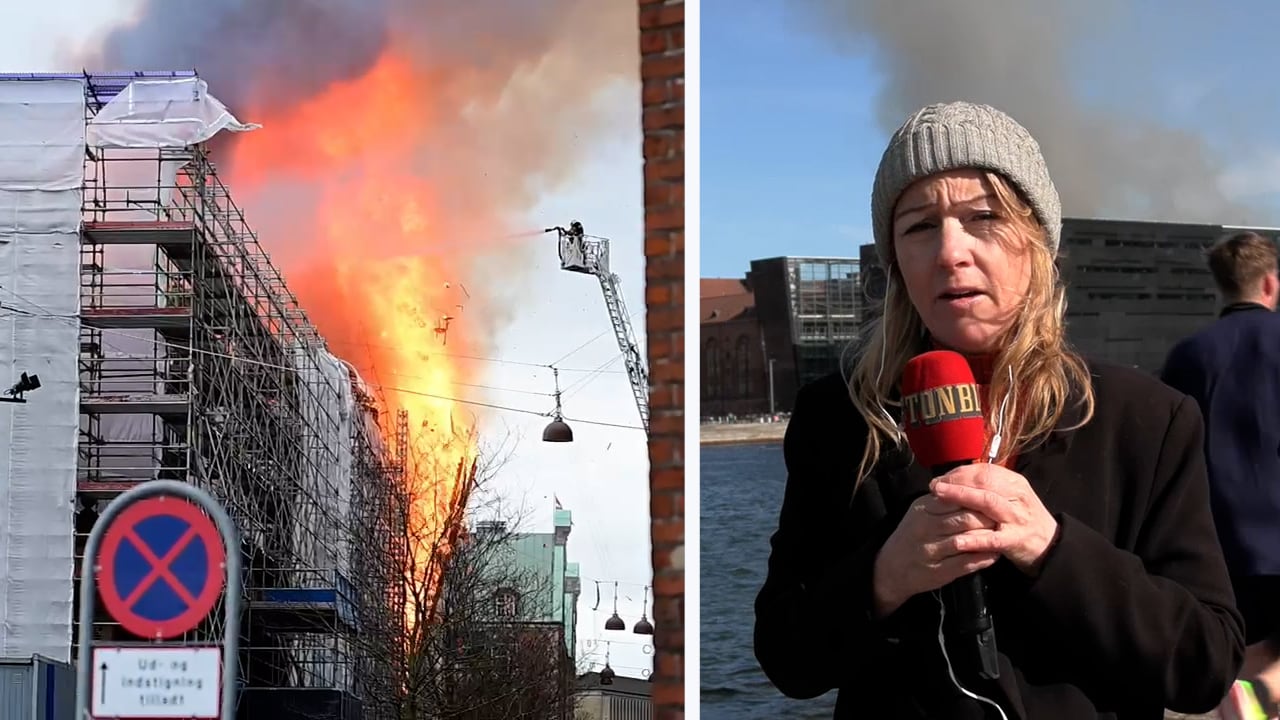 Här rasar spiran: ”Skarp rökdoft”