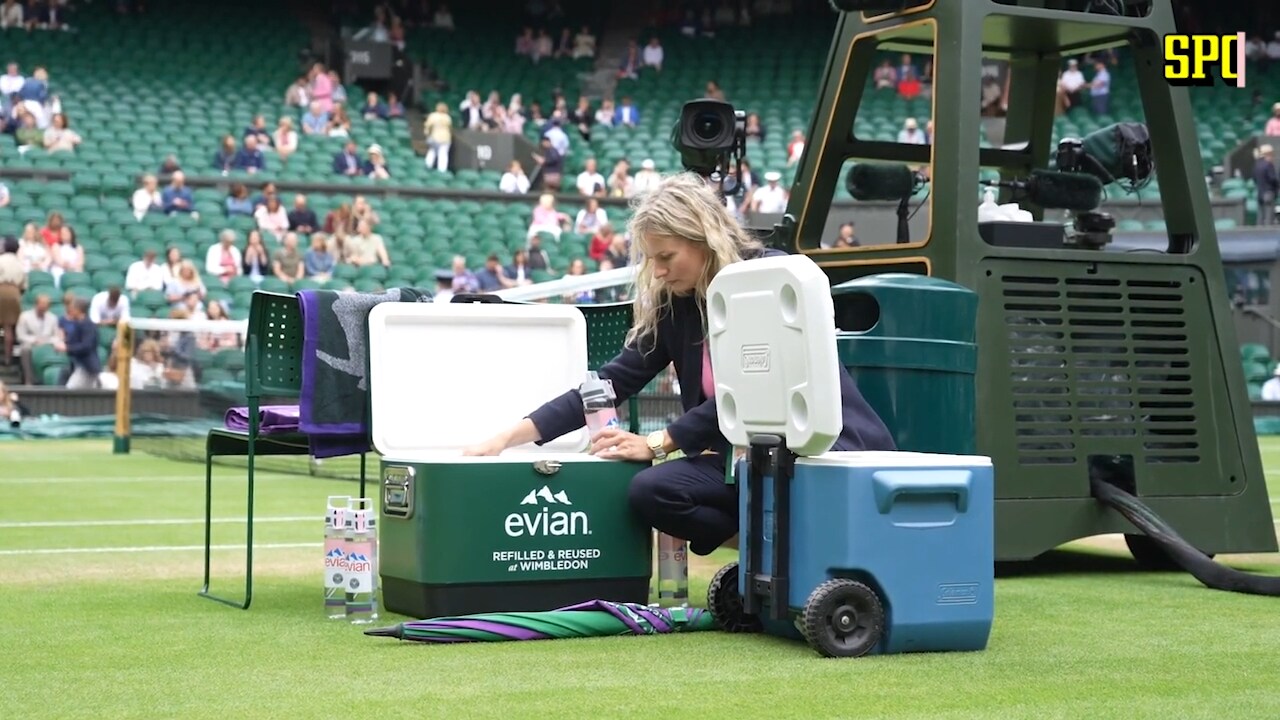 Hon fixar Wimbledon-stjärnornas vatten: &ldquo;Blir inte alltid rätt&rdquo;