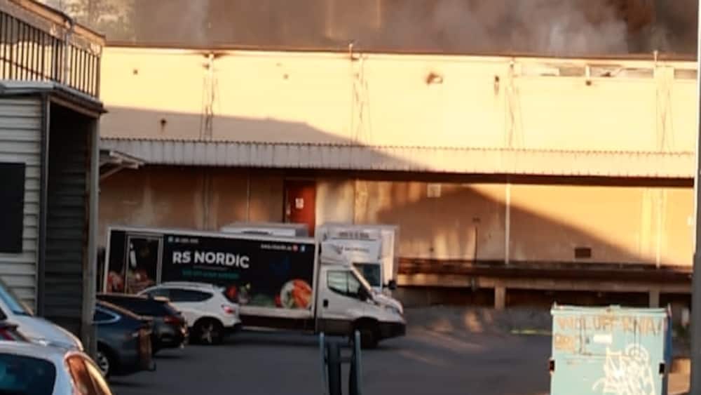 Storbrand i södra Stockholm