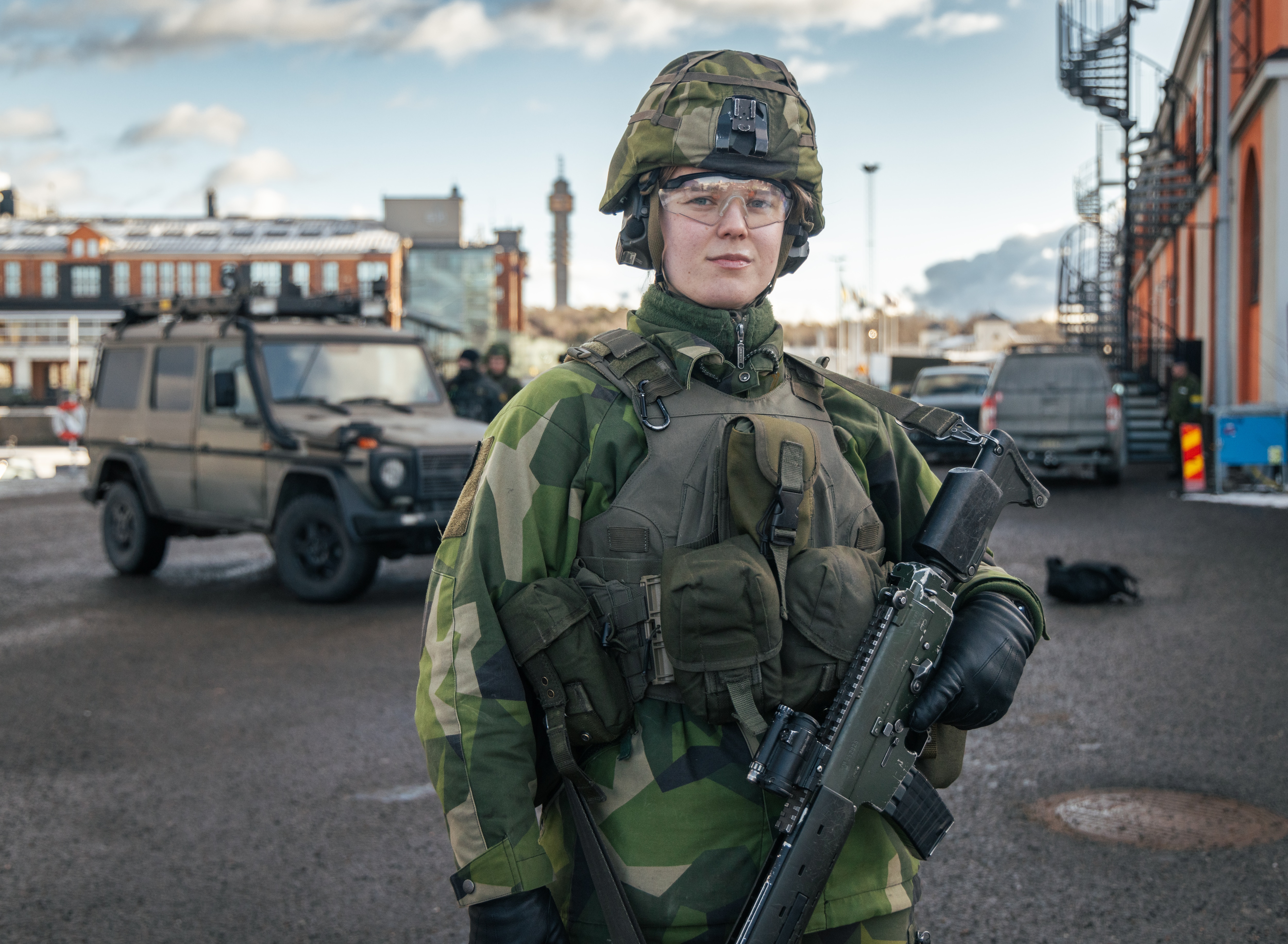 Värnpliktiga Magdalena, 23: “Jag skulle åka till Ukraina”