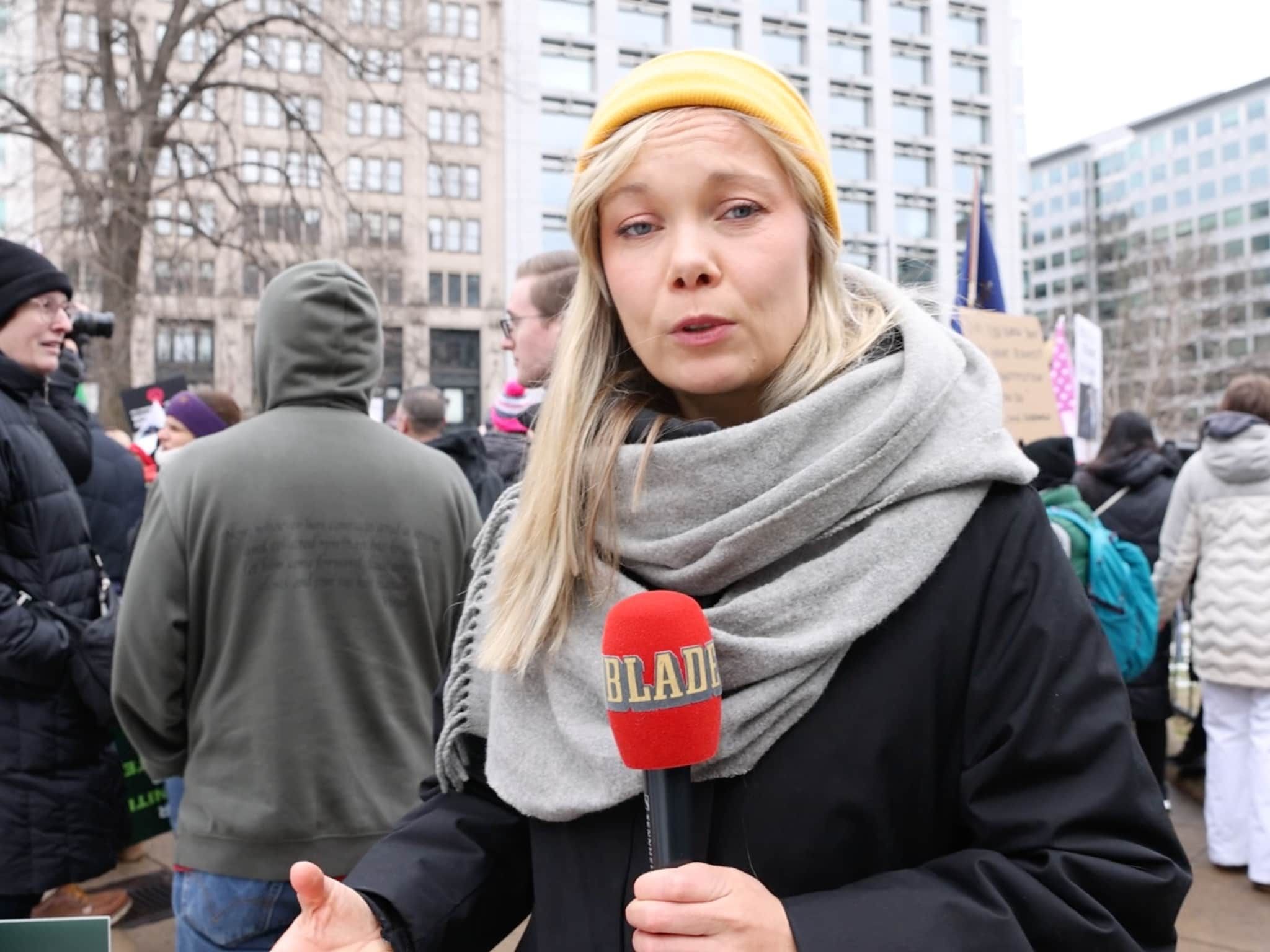 Stora protester inför att Trump svärs in som president