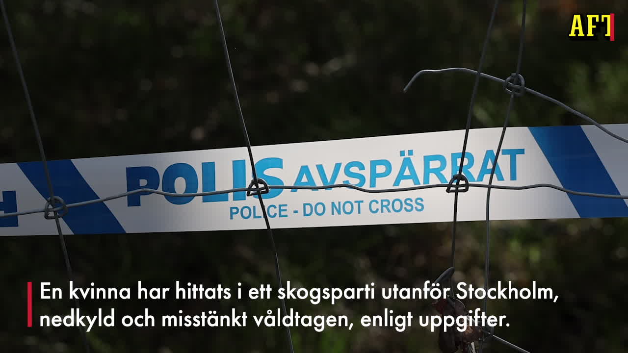 Misstänkt grov våldtäkt utanför Stockholm