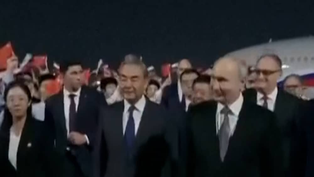 Putin i m&ouml;te med Xi Jinping