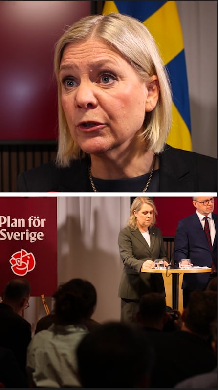Magdalena Andersson: ”Vi är tydliga”