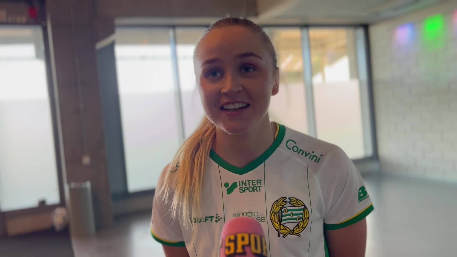 Anna Jösendal efter Hammarbys derbyseger