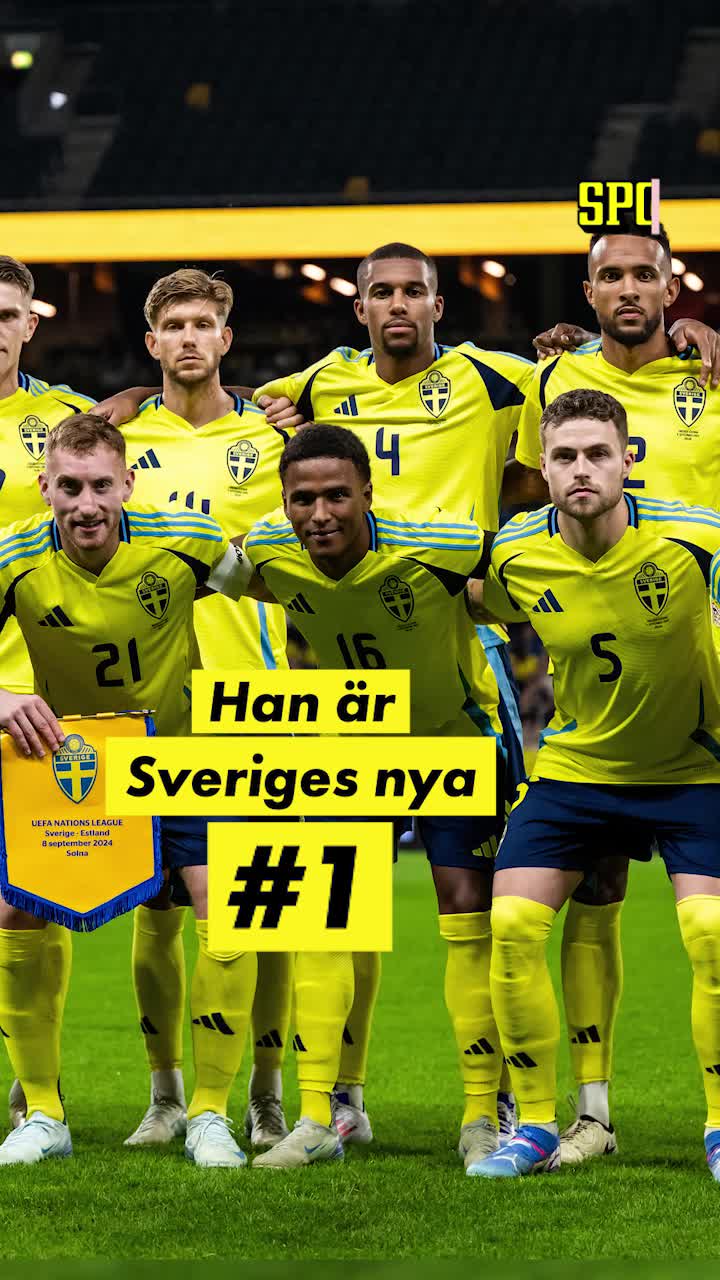 Han är sveriges nya förstamålvakt