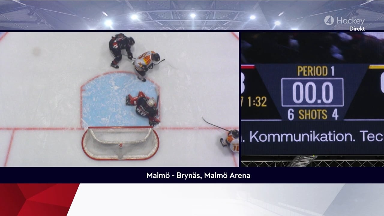 Malmö vinner match fyra mot Brynäs – 2-2 i matcher