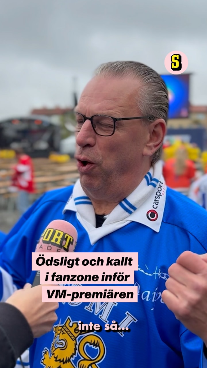 Här laddar fansen i iskallt fanzone