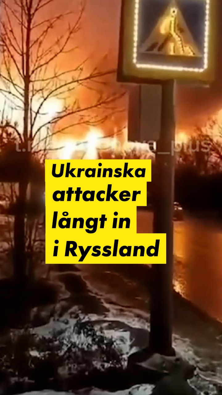 Massiva attacker – långt in i Ryssland