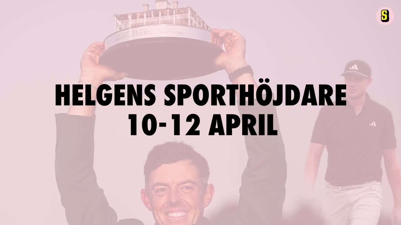 Klicka här för sporthöjdpunkter från helgen 10-12 april