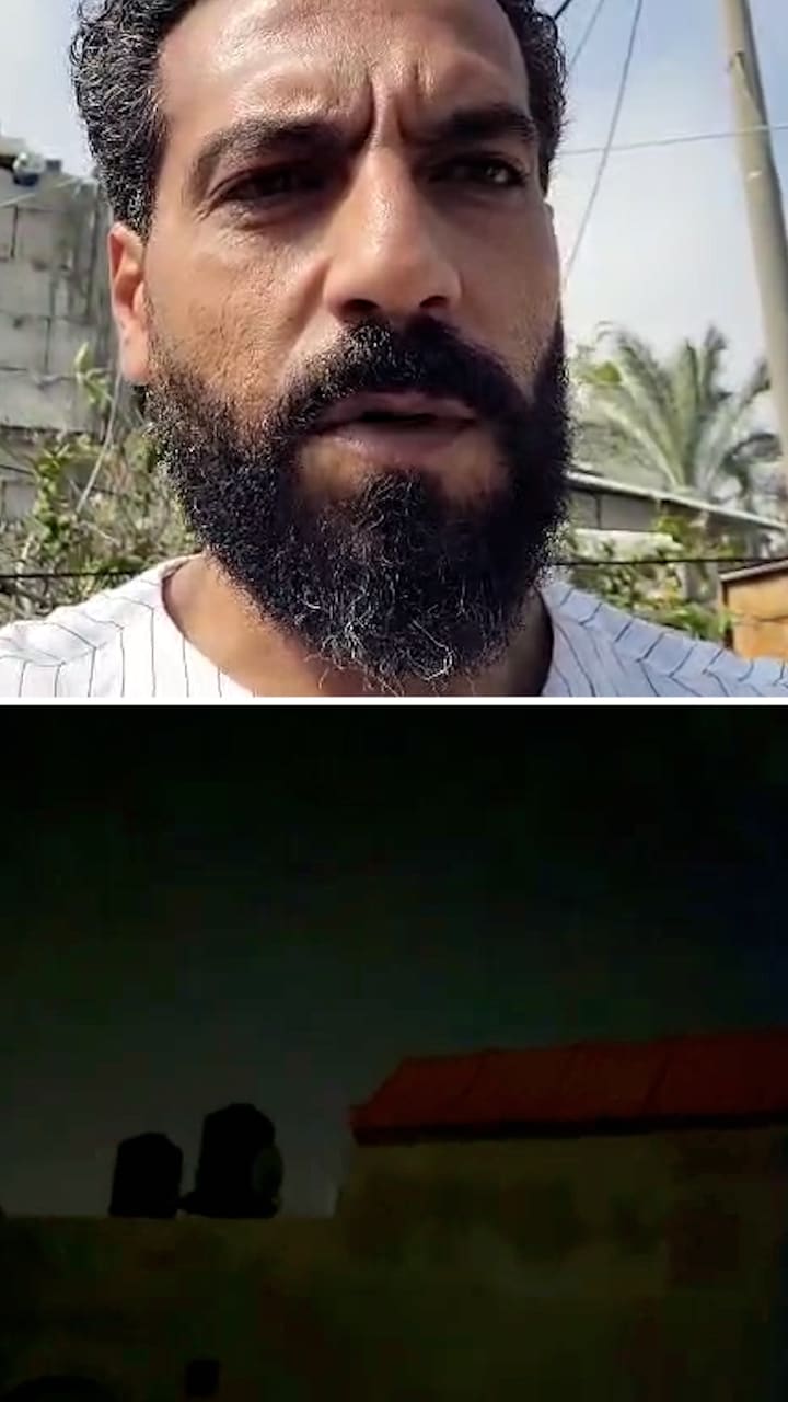 Ahmed, 40, i Gaza: ”Vi är oroliga”