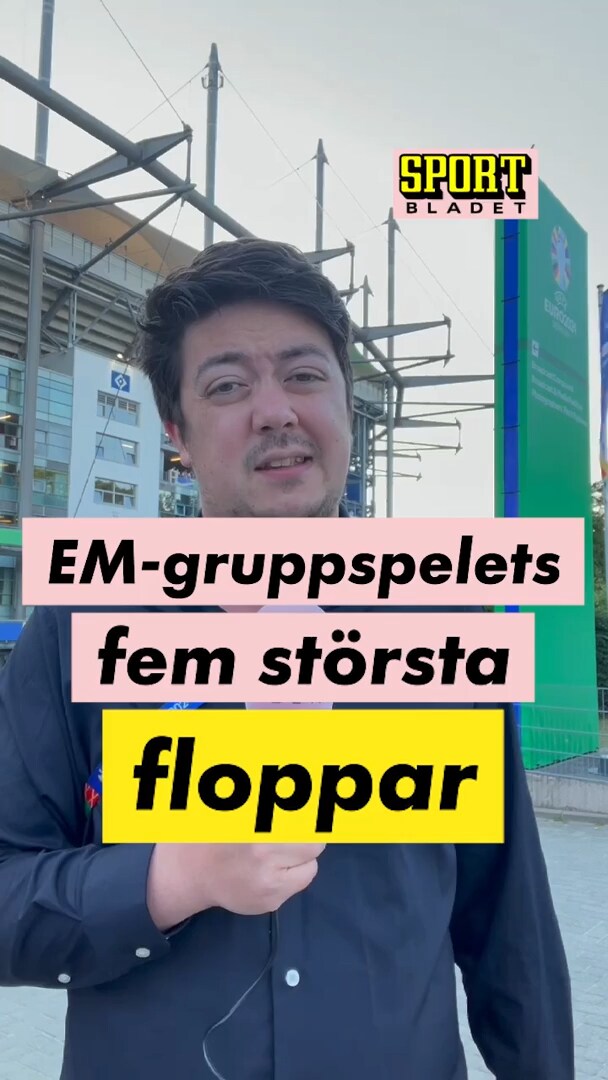 EM-gruppspelets fem största floppar