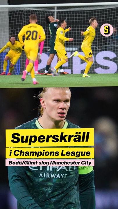 Bodö/Glimt skrällde mot Manchester City