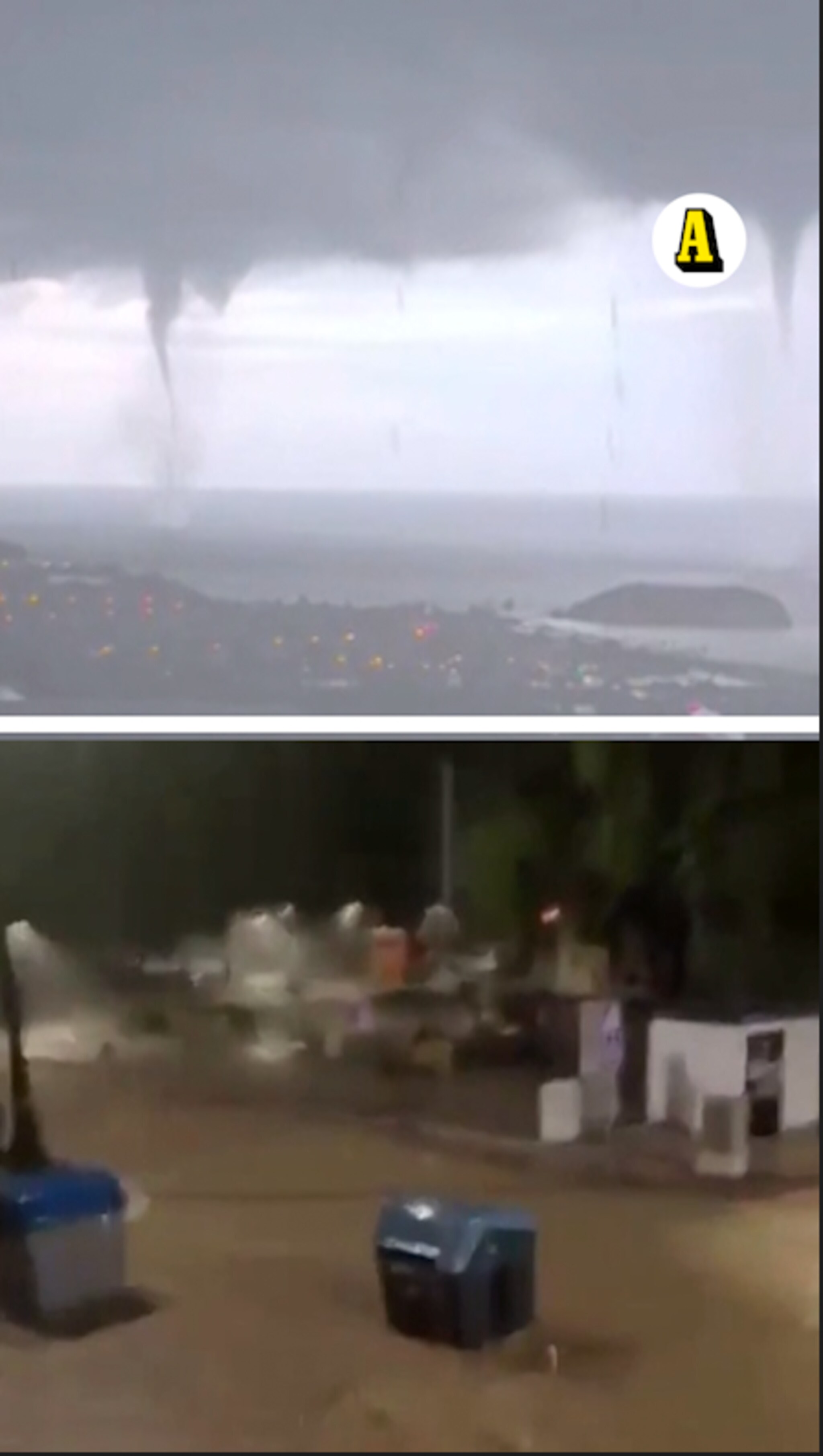 Vattenkaos i Spanien – trippeltornado och ”madre mía”