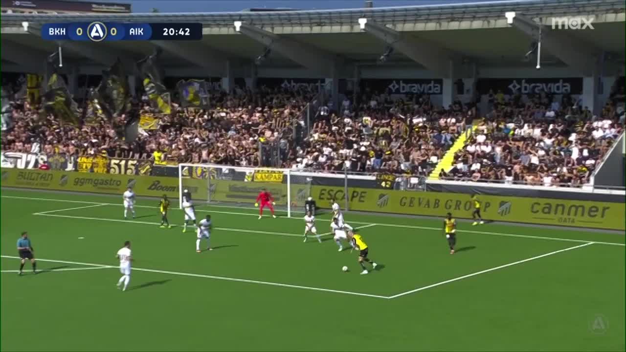 Dubbla självmål när AIK föll mot Häcken – se målen här