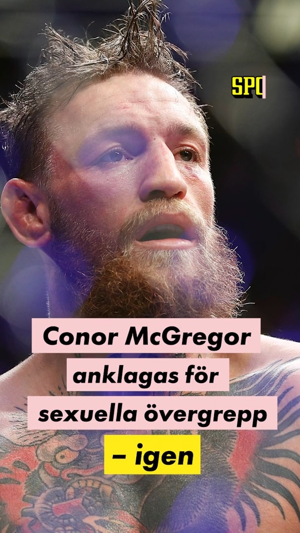 Conor McGregor anklagas för sexuella övergrepp på toalett