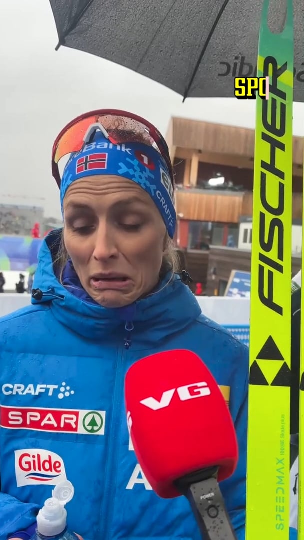 Johaug i tårar efter silvret: ”Centimeter från VM-guld”