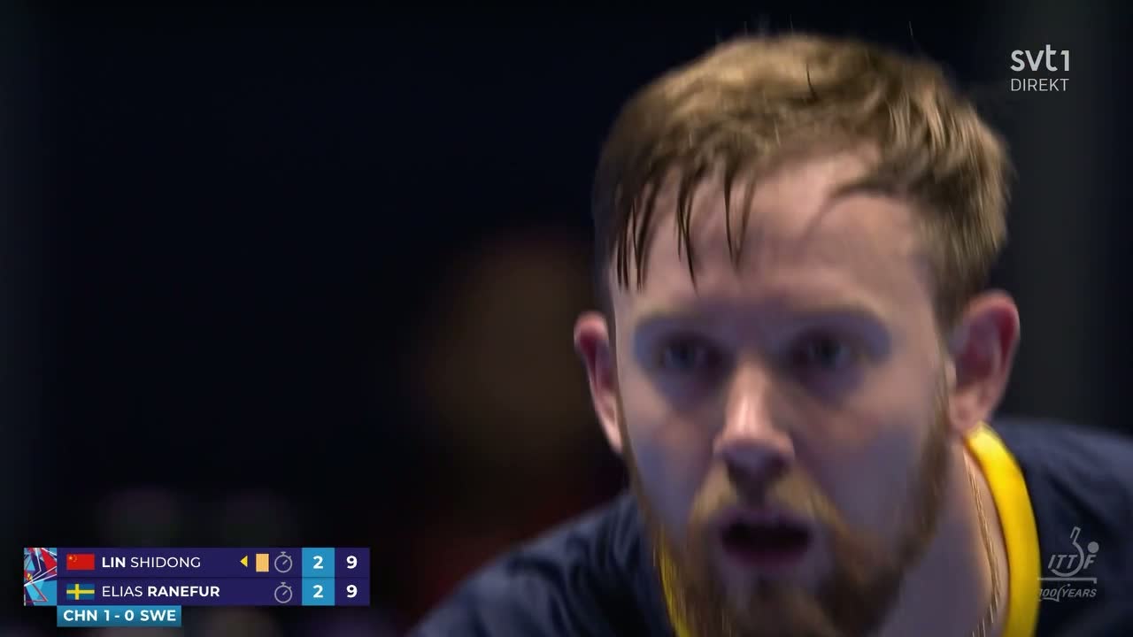 VM-debutanten storspelar i bordtennis – vann mot Kina