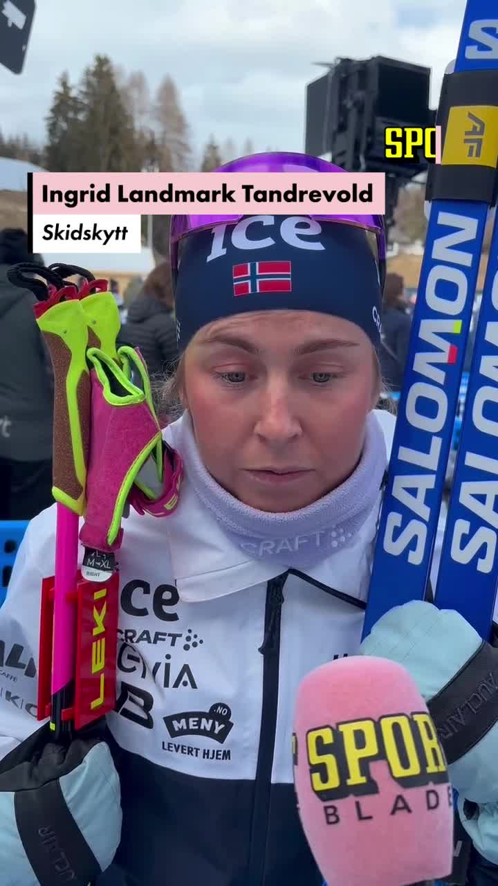 Tandrevold om sin insats i stafetten: Överraskad att inte prickarna gick ner