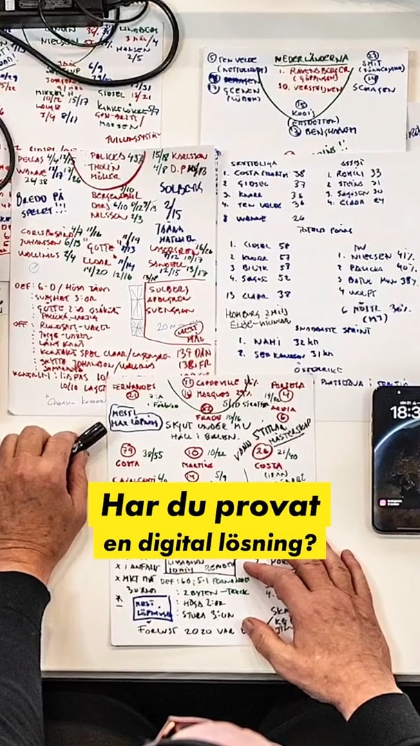 Claes Hellgren förklarar sitt kaossystem