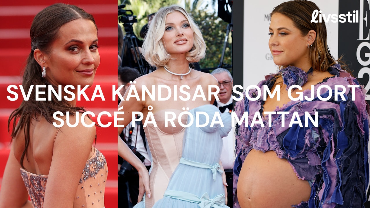 Svenska kändisar som gjort succé på röda mattan