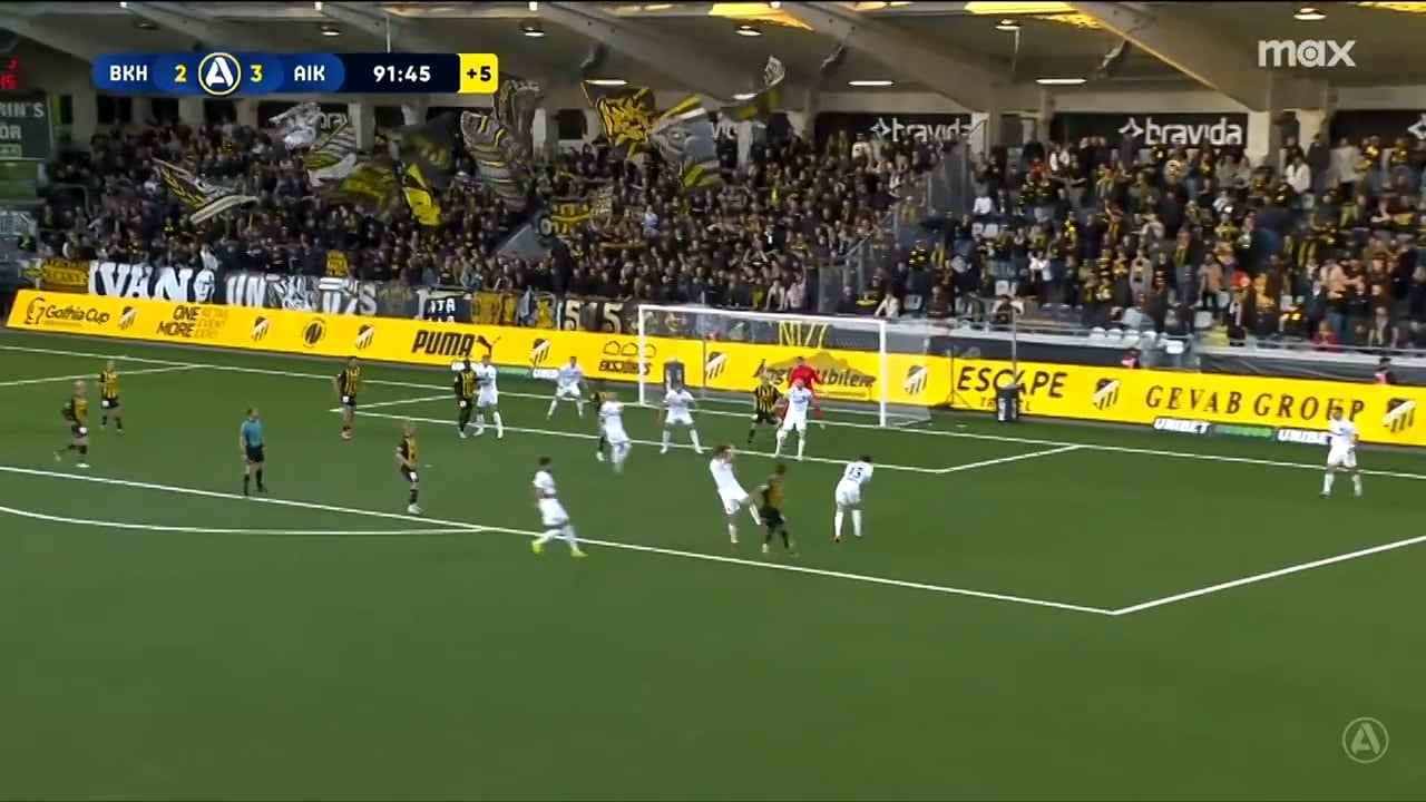 AIK tappade poäng i 92:a – efter Leach Holms fullträff