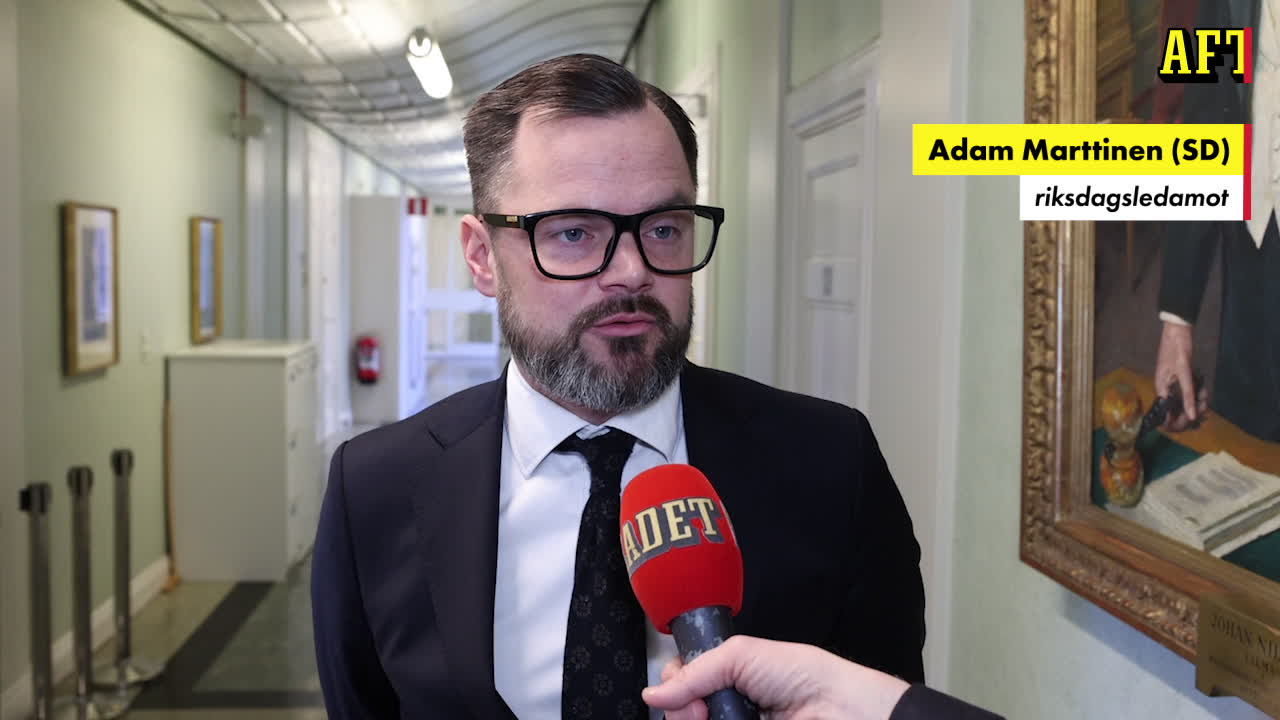 Marttinen (SD) om vapenfrågan: “Finns en brist”