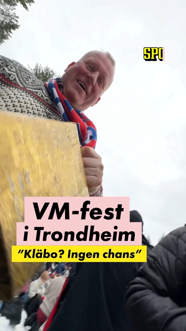 Galen VM-fest i skogen – Northugs livvakt mitt i vimlet