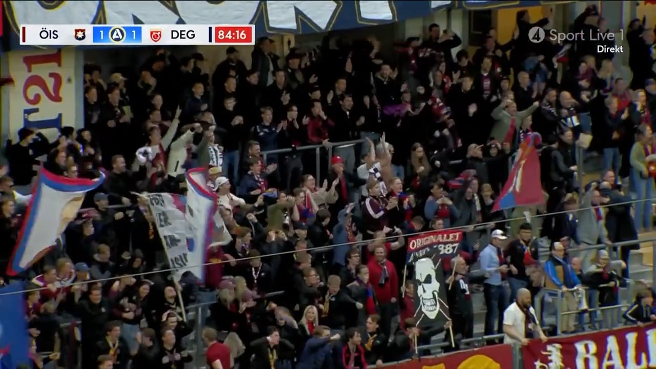 Sana räddade Örgryte – oavgjort mot Degerfors