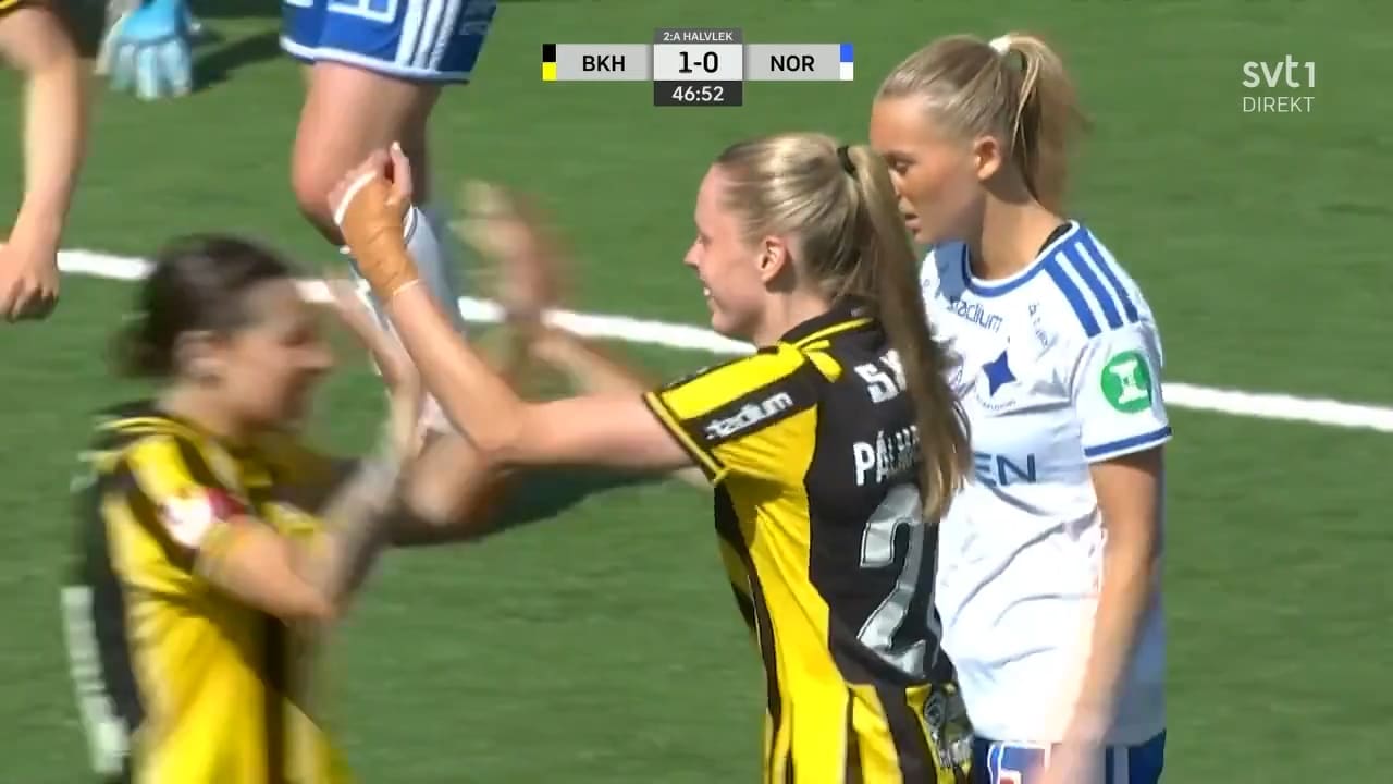 Häcken vinner med  2-0 –se målen här