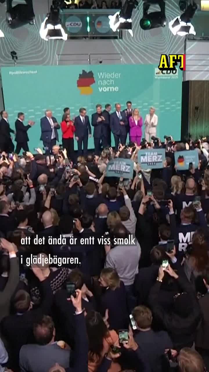 Efter tyska valresultatet: ”Smolk i glädjebägaren”