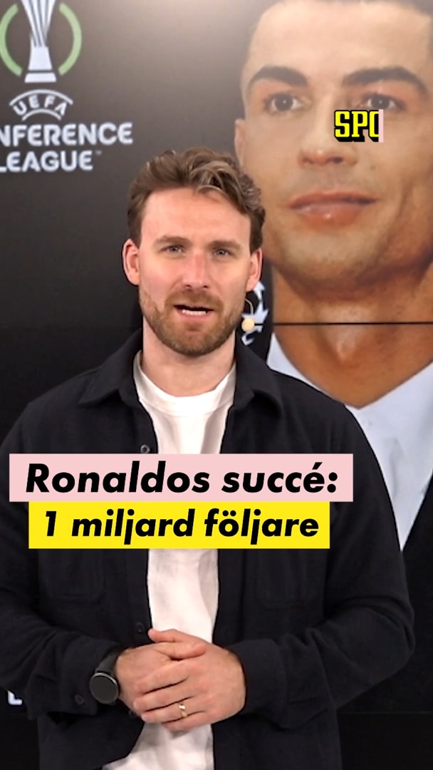 Nu har Ronaldo 1 miljard (!) följare på sociala medier