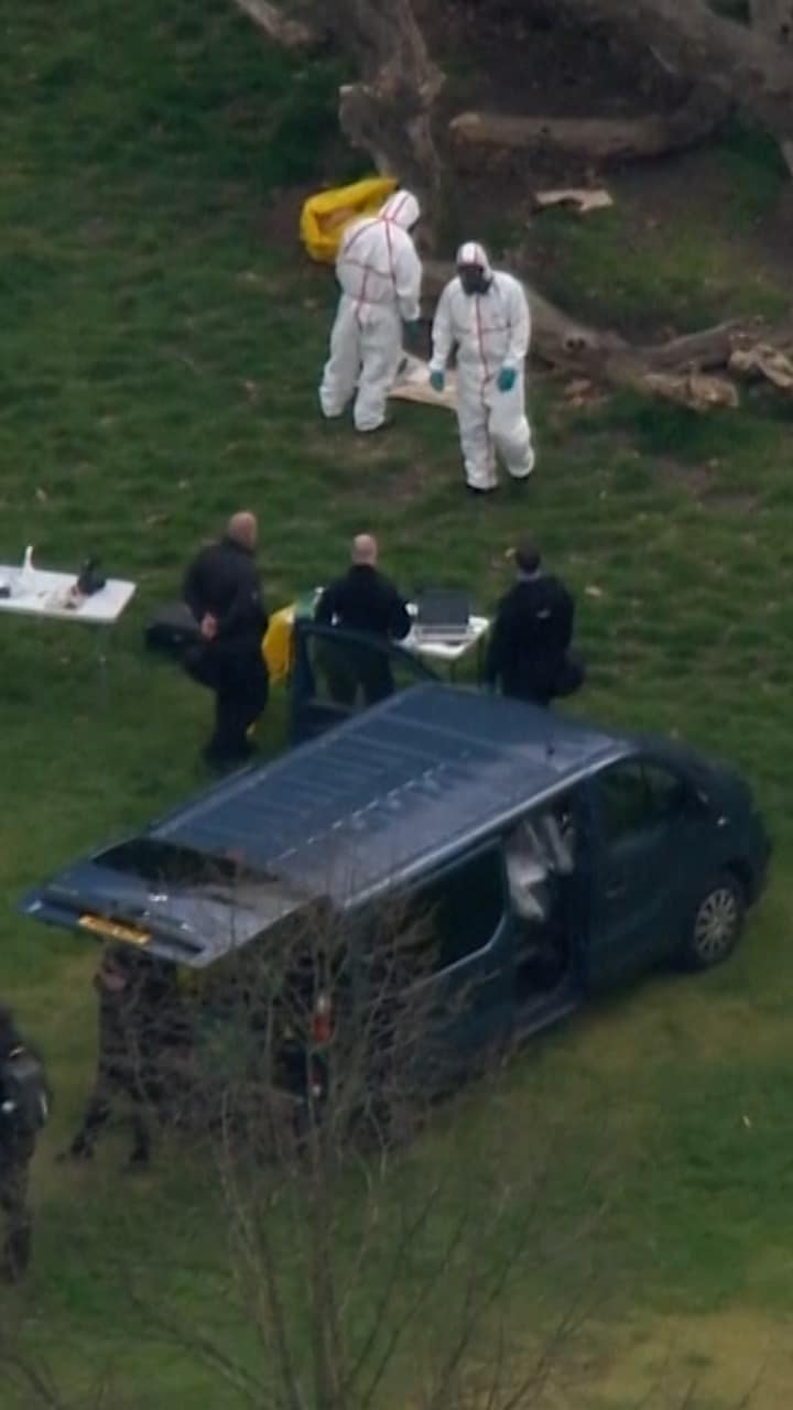 Park i London avspärrad – efter video