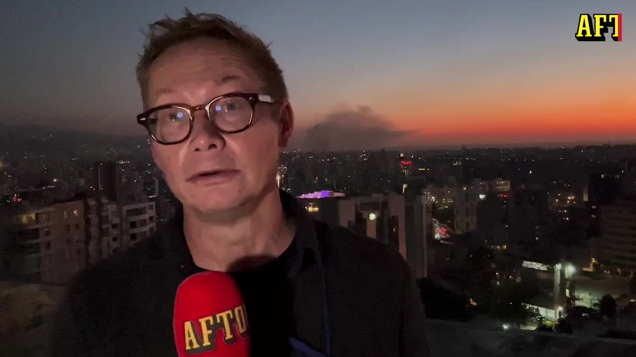 Aftonbladets Magnus Falkehed på plats i Beirut