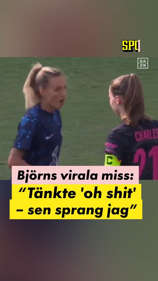 Björns virala miss: &ldquo;Oh shit – sen sprang jag&rdquo;